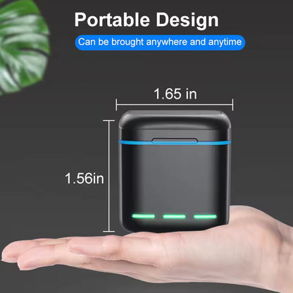 Γνήσιος φορτιστής για κάμερα GoPro GoPro Hero 8 7 6 5, μαύρος